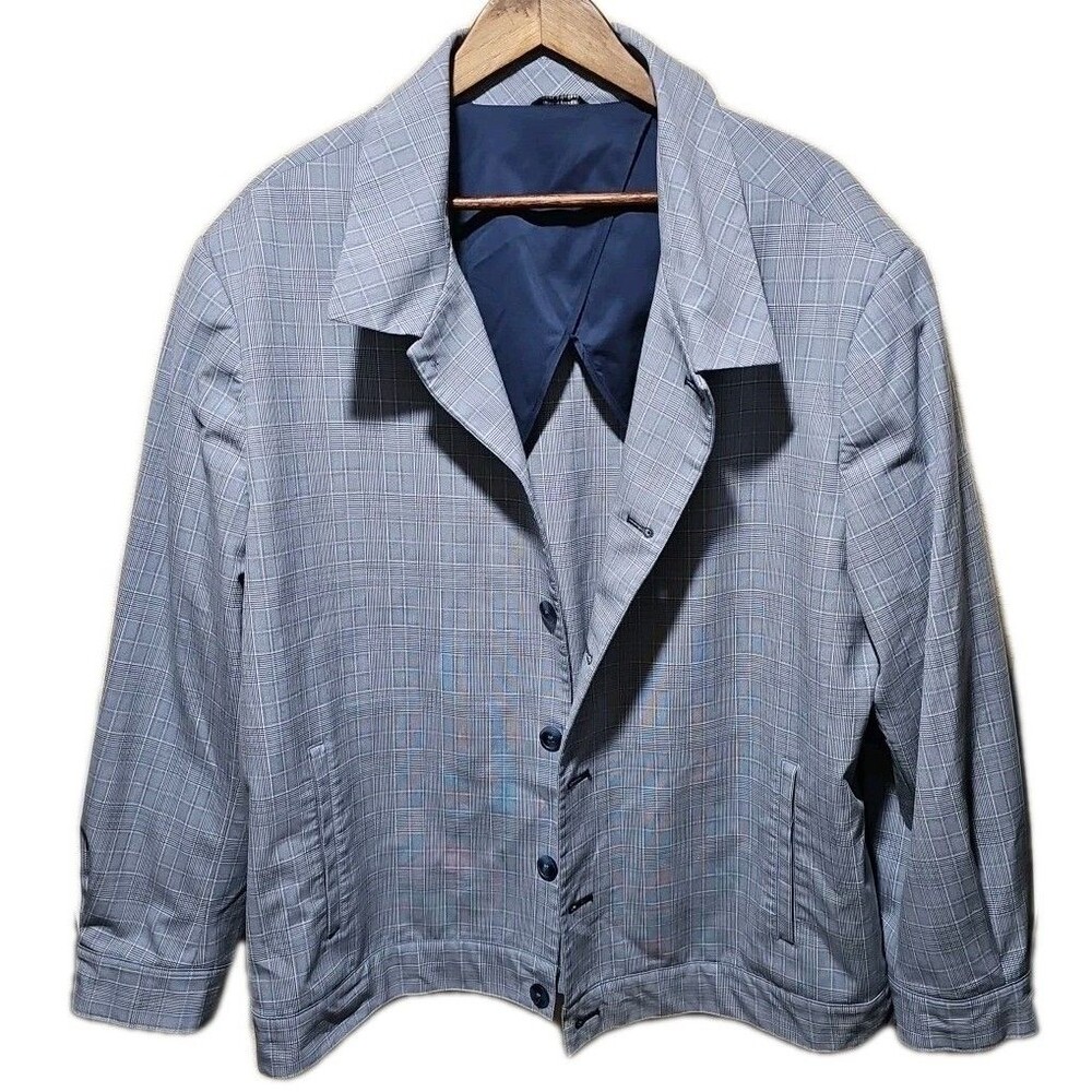 Synergy Performance DXL 48 Regular Plaid Jacket Blazer Shirt Style Suit